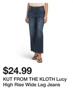 Marshalls KUT FROM THE KLOTH Lucy High Rise Wide Leg Jeans offer