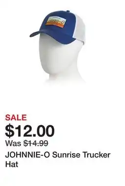 Marshalls JOHNNIE-O Sunrise Trucker Hat offer