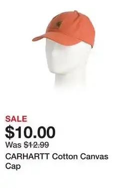Marshalls CARHARTT Cotton Canvas Cap offer