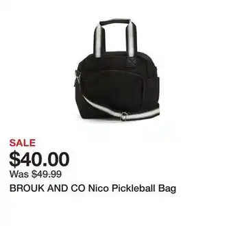 Marshalls BROUK AND CO Nico Pickleball Bag offer