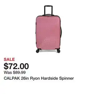Marshalls CALPAK 26in Ryon Hardside Spinner offer