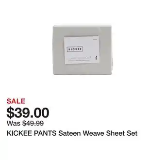 Marshalls KICKEE PANTS Sateen Weave Sheet Set offer