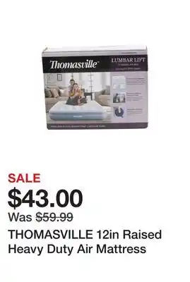 Marshalls THOMASVILLE 12in Raised Heavy Duty Air Mattress offer