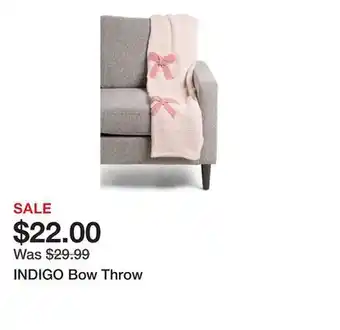 Marshalls INDIGO Bow Throw offer