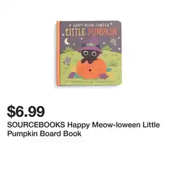 Marshalls SOURCEBOOKS Happy Meow-loween Little Pumpkin Board Book offer