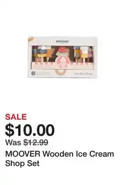 Marshalls MOOVER Wooden Ice Cream Shop Set offer