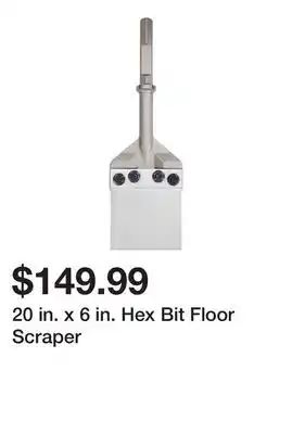 Harbor Freight Tools 20 in. x 6 in. Hex Bit Floor Scraper offer