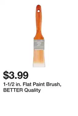 Harbor Freight Tools 1-1/2 in. Flat Paint Brush, BETTER Quality offer