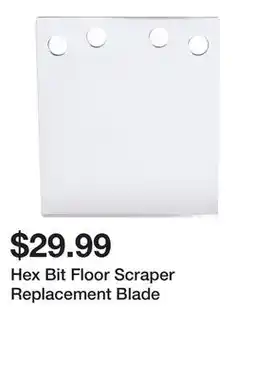 Harbor Freight Tools Hex Bit Floor Scraper Replacement Blade offer