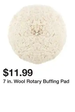 Harbor Freight Tools 7 in. Wool Rotary Buffing Pad offer