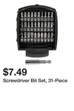 Harbor Freight Tools Screwdriver Bit Set, 31-Piece offer