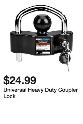 Harbor Freight Tools Universal Heavy Duty Coupler Lock offer