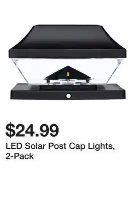 Harbor Freight Tools LED Solar Post Cap Lights, 2-Pack offer