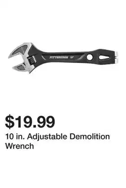 Harbor Freight Tools 10 in. Adjustable Demolition Wrench offer