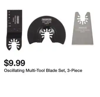 Harbor Freight Tools Oscillating Multi-Tool Blade Set, 3-Piece offer