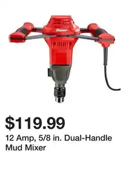 Harbor Freight Tools 12 Amp, 5/8 in. Dual-Handle Mud Mixer offer