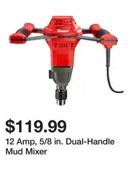 Harbor Freight Tools 12 Amp, 5/8 in. Dual-Handle Mud Mixer offer