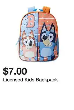 Five Below Licensed Kids Backpack offer