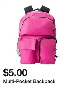 Five Below Multi-Pocket Backpack offer