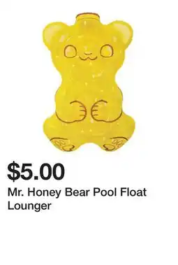 Five Below Mr. Honey Bear Pool Float Lounger offer