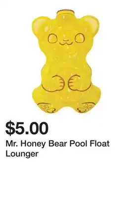 Five Below Mr. Honey Bear Pool Float Lounger offer