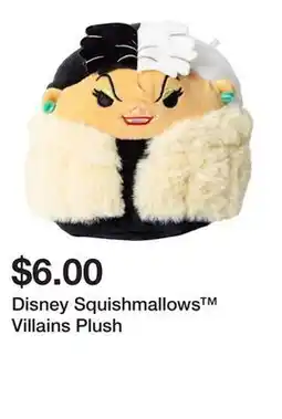 Five Below Disney Squishmallows Villains Plush offer