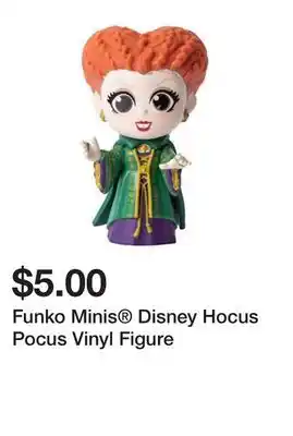 Five Below Funko Minis Disney Hocus Pocus Vinyl Figure offer