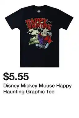 Five Below Disney Mickey Mouse Happy Haunting Graphic Tee offer
