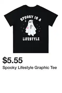 Five Below Spooky Lifestyle Graphic Tee offer