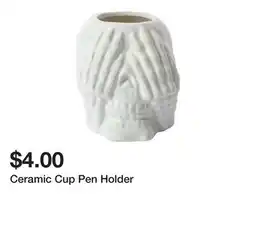 Five Below Ceramic Cup Pen Holder offer