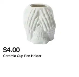 Five Below Ceramic Cup Pen Holder offer