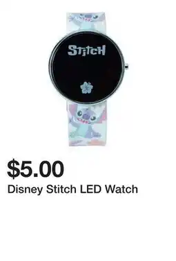 Five Below Disney Stitch LED Watch offer
