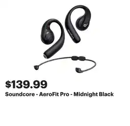 Best Buy Soundcore - AeroFit Pro - Midnight Black offer