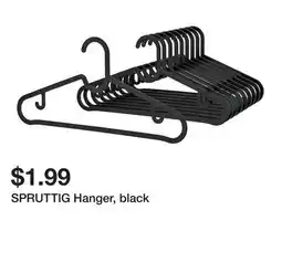 Ikea SPRUTTIG Hanger, black offer