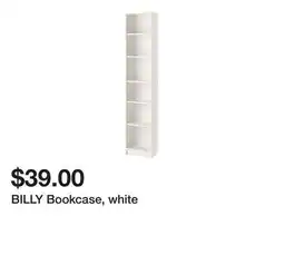 Ikea BILLY Bookcase, white offer
