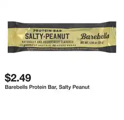 Wegmans Barebells Protein Bar, Salty Peanut offer