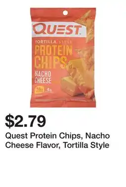 Wegmans Quest Protein Chips, Nacho Cheese Flavor, Tortilla Style offer