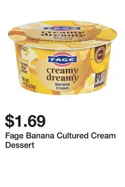 Wegmans Fage Banana Cultured Cream Dessert offer