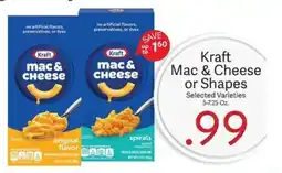 Riesbeck Kraft Mac & Cheese or Shapes offer