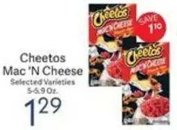Riesbeck Cheetos Mac 'N Cheese offer