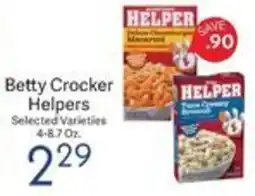 Riesbeck Betty Crocker Helpers offer