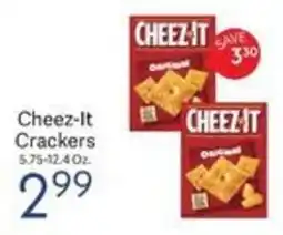 Riesbeck Cheez-It Crackers offer