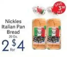 Riesbeck Nickles Italian Pan Bread offer