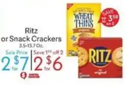 Riesbeck Ritz or Snack Crackers offer