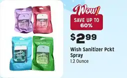 Grocery Outlet Sanitizer Pckt Spray offer
