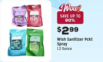 Grocery Outlet Sanitizer Pckt Spray offer