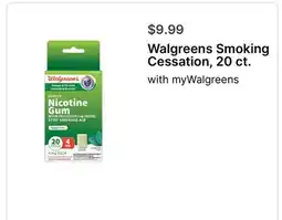 Walgreens Walgreens Smoking Cessation, 20 ct offer