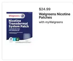 Walgreens Walgreens Nicotine Patches offer