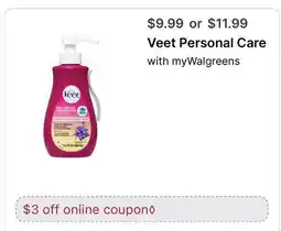 Walgreens Veet Personal Care offer