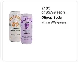 Walgreens Olipop Soda offer